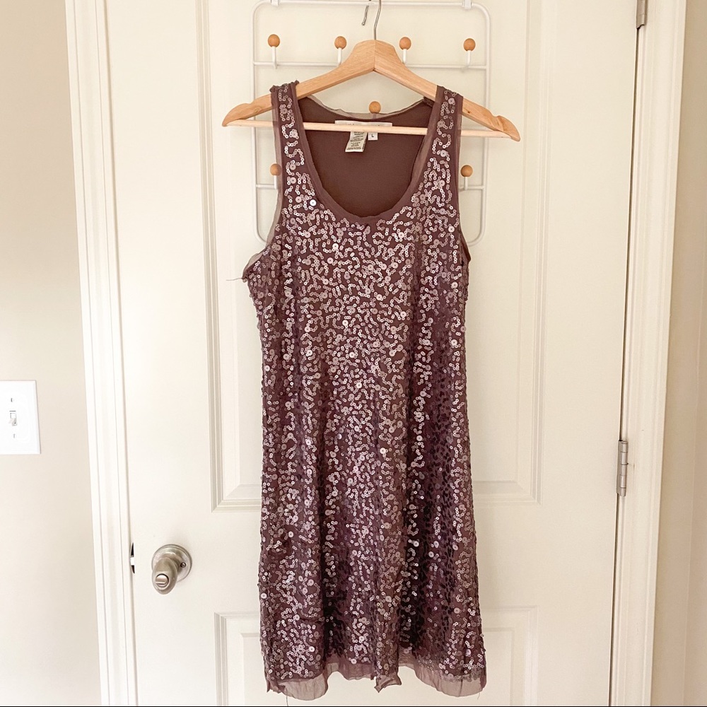 Sleeveless Sequin Dress